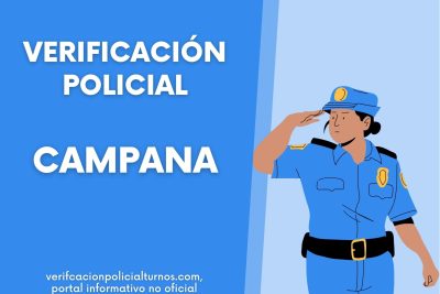 Turnos para la Verificación Policial en Campana
