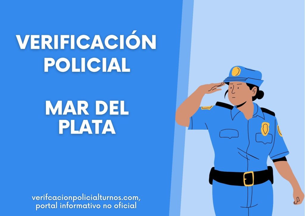 Turnos para la Verificación Policial en Mar del Plata