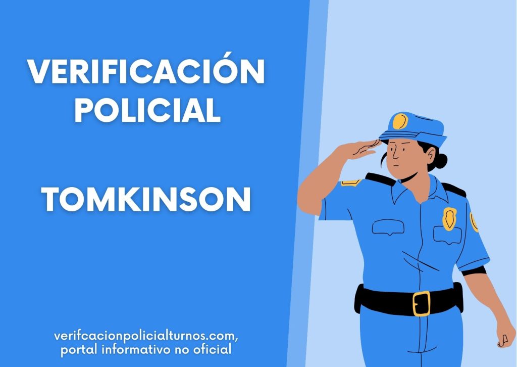 Turnos para la Verificación Policial en Tomkinson
