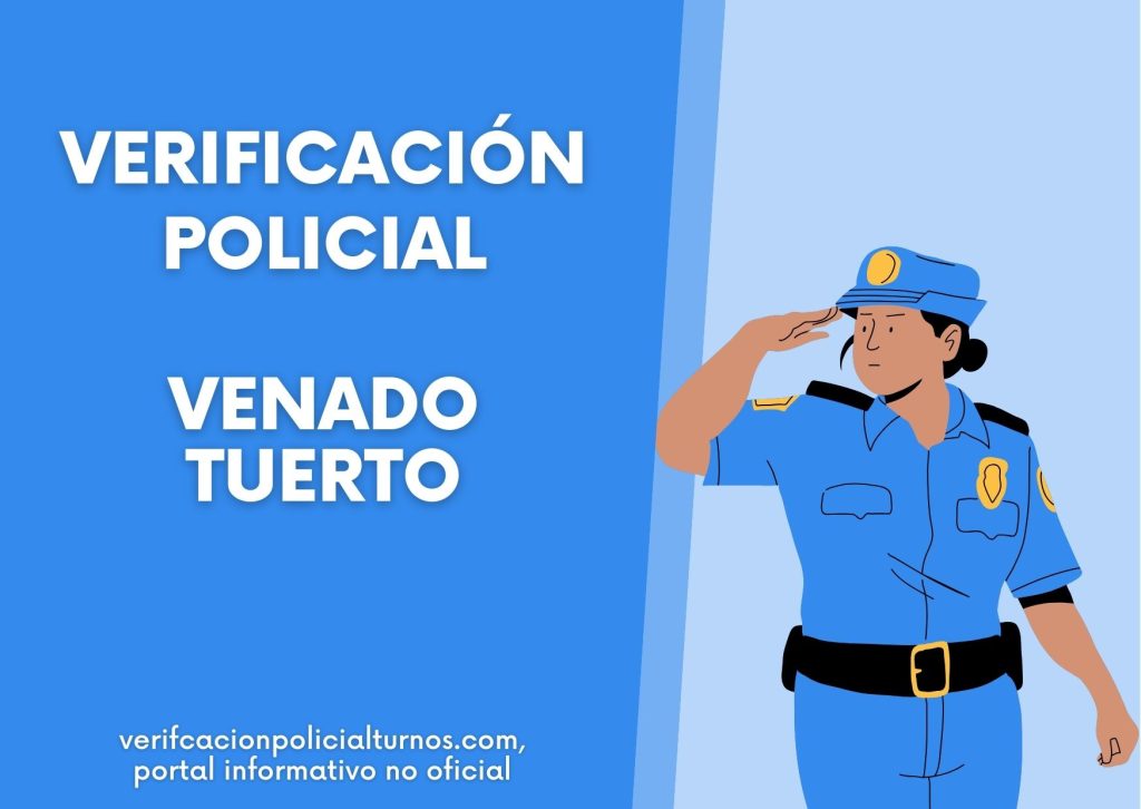 Turnos para la Verificación Policial en Venado Tuerto